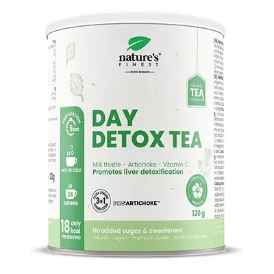 Day Detox Tea | Pročišťující energizující čaj | Čaj proti stresu | Organický | Veganský | Čaj s 