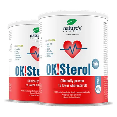 OK Sterol Forte: Přírodní podpora cholesterolu s artyčokem a kurkumou balení