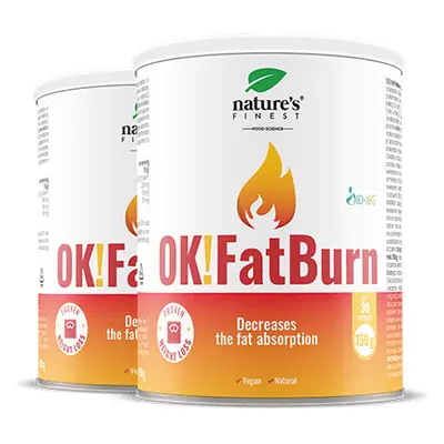 100% FatBurn Nápoj | 4x OK!FatBurn® | s ID-Alg® a L-Karnitinem | Nejlepší Spalovače Tuku v České