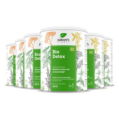 100% Organický Detox Nápoj | 6x Bio Detox® od Nature's Finest | Chlorella, Spirulina, Lucuma | N