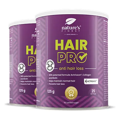 Hair Pro 1+1 | Prevence vypadávání vlasů | Posiluje vlasové folikuly | Zabraňuje vypadávání | Po