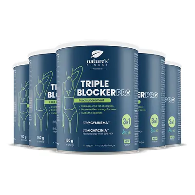 Triple Blocker Pro 2+3 | Sacharidový blokátor | Blokátor cukru | Tukový spalovač | Gymnema sylve