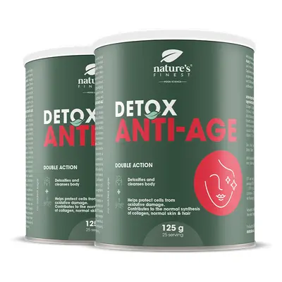 Detox Anti-Age 1+1 ZDARMA | Krása Proti Stárnutí Nápoj | Kolagenová Výživa | Vitamíny Pro Nehty 