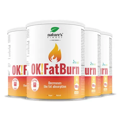 100% FatBurn Nápoj | 4x OK!FatBurn® | s ID-Alg® a L-Karnitinem | Nejlepší Spalovače Tuku v České