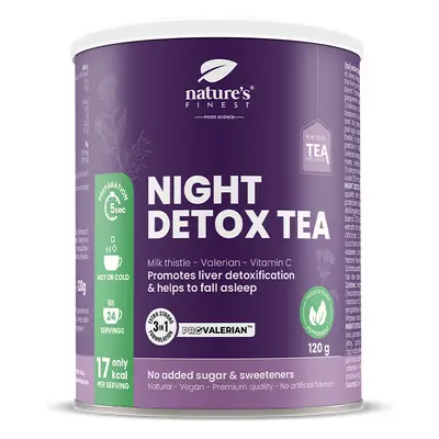 Night Detox Tea | Čaj pro zdravý spánek | Funkční čaj | Čisticí směs | ProValerian™ | Ekologický