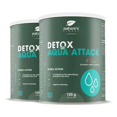 Detox Aqua Attack 1+1 GRATIS | Afslanken Detox | Verminder Waterretentie | Cactinea™ Formule | +