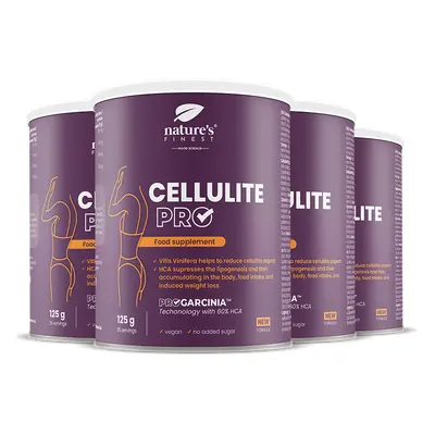 100% Cellulite PRO® od Nature's Finest | Nápoj na redukci celulitidy | Balení 4 kusů