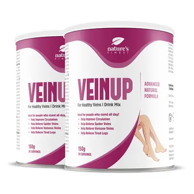 VEIN UP 1+1: Přírodní lék na křečové žíly s Gotu Kolou, vitamínem C - Kup jeden, dostaneš jeden 