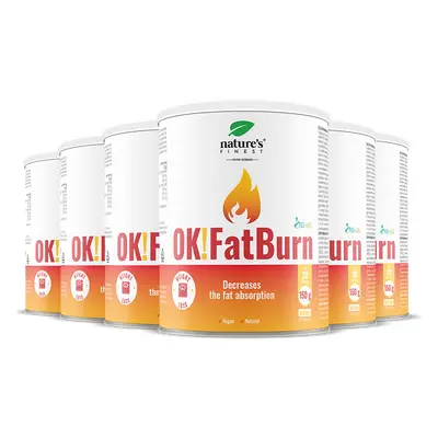 100% FatBurn Nápoj | 6x OK!FatBurn® | s ID-Alg® a L-Karnitinem | Nejlepší Spalovače Tuku v České