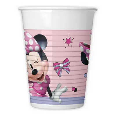 Procos Plastové kelímky "Minnie Junior", 200 ml, 8 ks