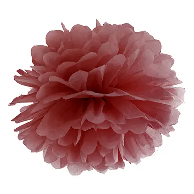 Papírový Pom-Pom MARSALA, 25 cm