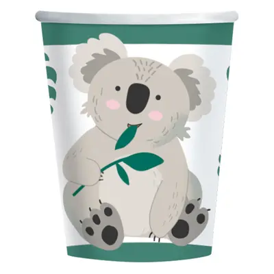 Amscan Kelímky papírové “Koala”, 250ml, 8ks