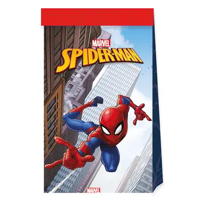 Papírové pytlíčky “Spiderman - Crime Fighter”, 4 ks