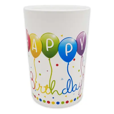 Procos Plastové kelímky “Happy Birthday”, 230ml, 2ks