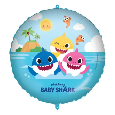 Procos Fóliový balónek “Baby Shark”, 46 cm