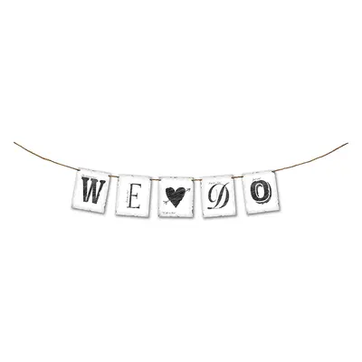 Banner "WE DO", délka 77 cm