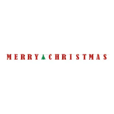 Banner "Merry Christmas", 365 x 12 cm