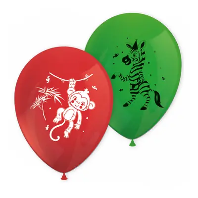 Procos Balónky “Jungle Balloons - džungle”, 8 ks