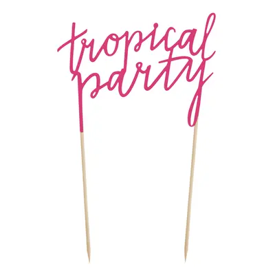 Banner na dort “Tropical Party”, 24 cm