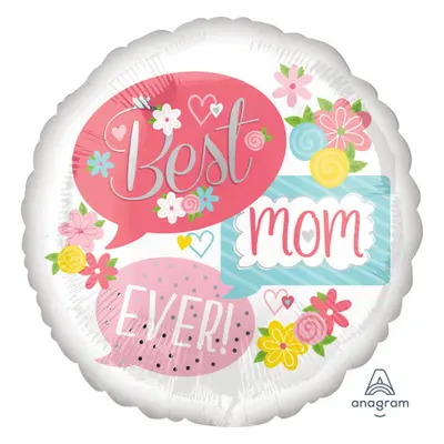 Amscan Fóliový balónek "Best Mom Ever", 71 cm