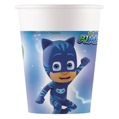 Procos Papírové kelímky “PJ Masks”, 200 ml, 8 ks