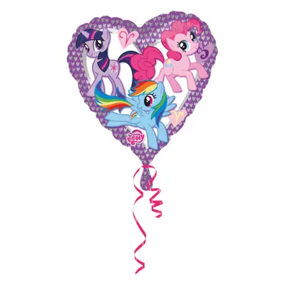 Fóliový balónek srdce “My Little Pony”, 43 cm