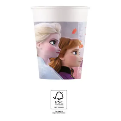 Procos Papírové kelímky "Frozen - Ledové království 2", 200 ml, 8 ks