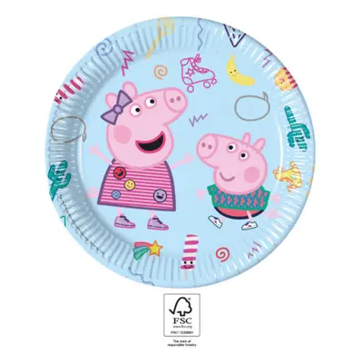 Procos Papírové talířky "Peppa Pig", 23 cm, 8 ks