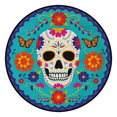 Amscan Talířky papírové ”Dia de Los Muertos”, 23 cm, 8 ks