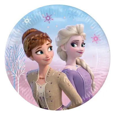 Procos Papírové talířky “Frozen 2 - Ledové království“, 20 cm, 8 ks