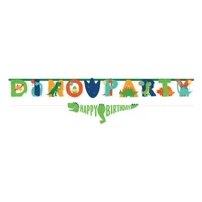 Banner "Dino Party - Happy Birthday", 2,3 m