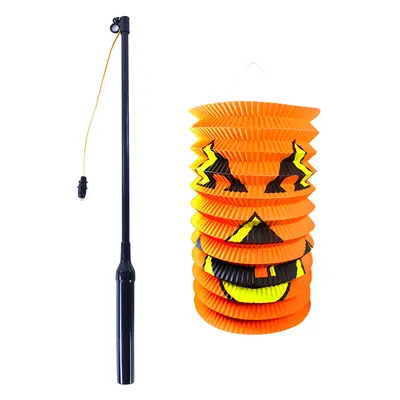 Lampion “Halloween” se svítící hůlkou, 15 cm