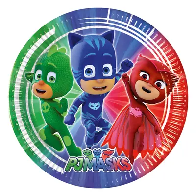 Procos Papírové talířky “PJ Masks”, 23 cm, 8 ks