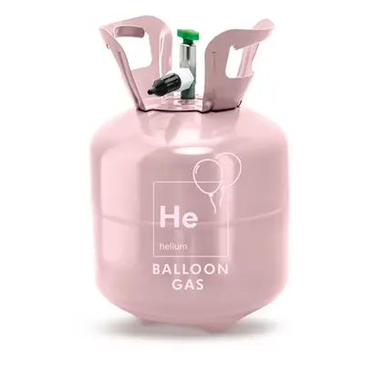 Helium na 20 balónků - RŮŽOVÉ