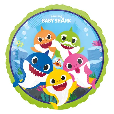 Amscan Fóliový balónek "Baby Shark”, 43 cm