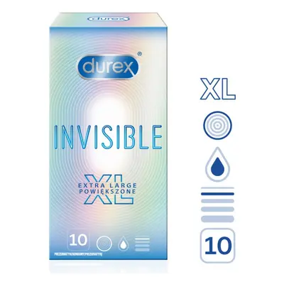 Durex Invisible XL 10 ks