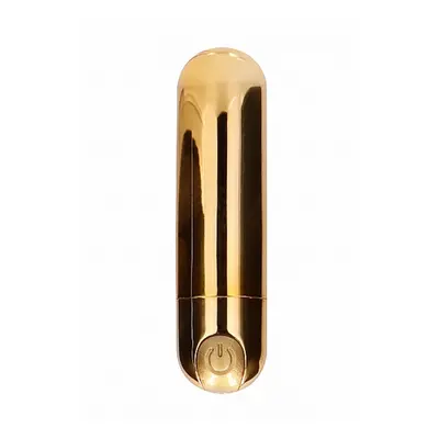 SHOTS TOYS Shots Be Good Tonight 10 Speed Rechargeable Bullet Gold