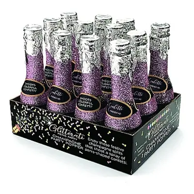 SCALA Little Genie Productions Glitterati Champagne Confetti Display of 12