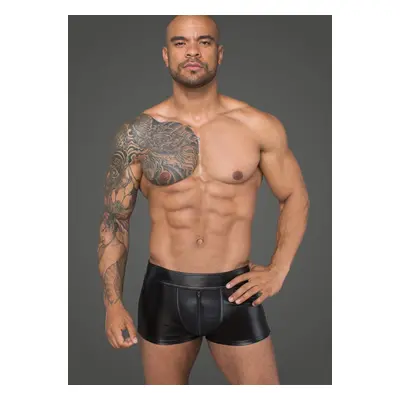 Noir Handmade H058 Men's Shorts Made of Powerwetlook and 3D Net