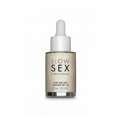 Bijoux Indiscrets Slow Sex Hair And Skin Shimmer Dry Oil 30ml