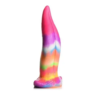 MASTER SERIES Creature Cocks Glow in the Dark Unicorn Tongue Silicone Dildo