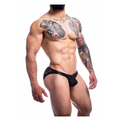 CUT4MEN L4CE by C4M Bikini Bulge Black