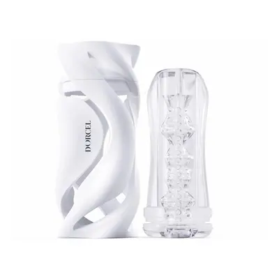 Dorcel Deep Blow Masturbator with Sleeve White