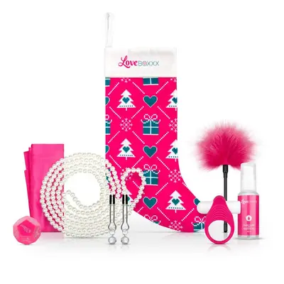 LoveBoxxx Christmas Stocking Set Pink