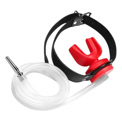 SCALA KINKgear Penis Plug with Gag Urinal Red