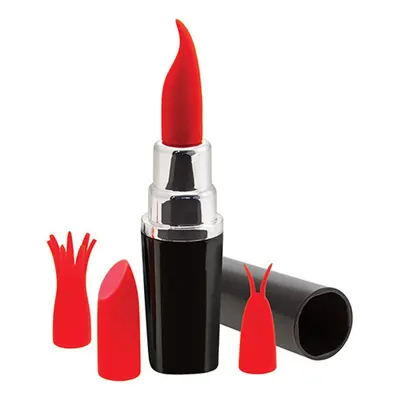 DILDOS ASSORTED S Pleasures Lipstick Vibrator Black/Red