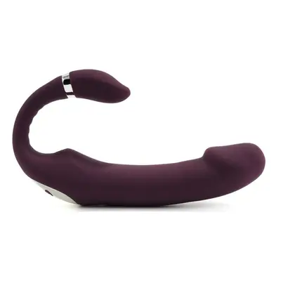 TRACY DOG Tracy's Dog C Shape Double-Ended Dildo Vibrator Purple