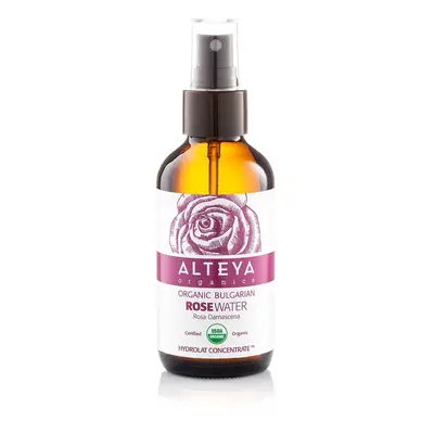 Růžová voda Alteya Organics v skle 120 ml