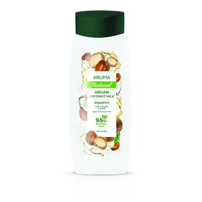 Šampon na objem a lesk vlasů Argan a kokosové mléko Aroma 400 ml