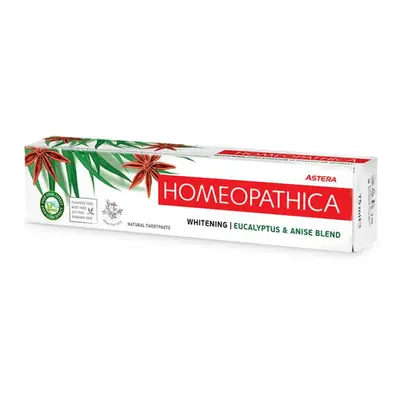 Bělící zubní pasta Eukalyptus a anýz Astera Homeopathica 75 ml